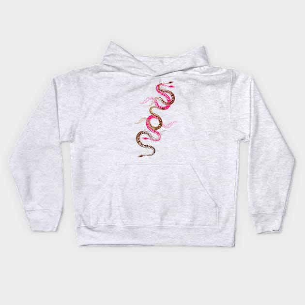 S is for snake Kids Hoodie by VrijFormaat